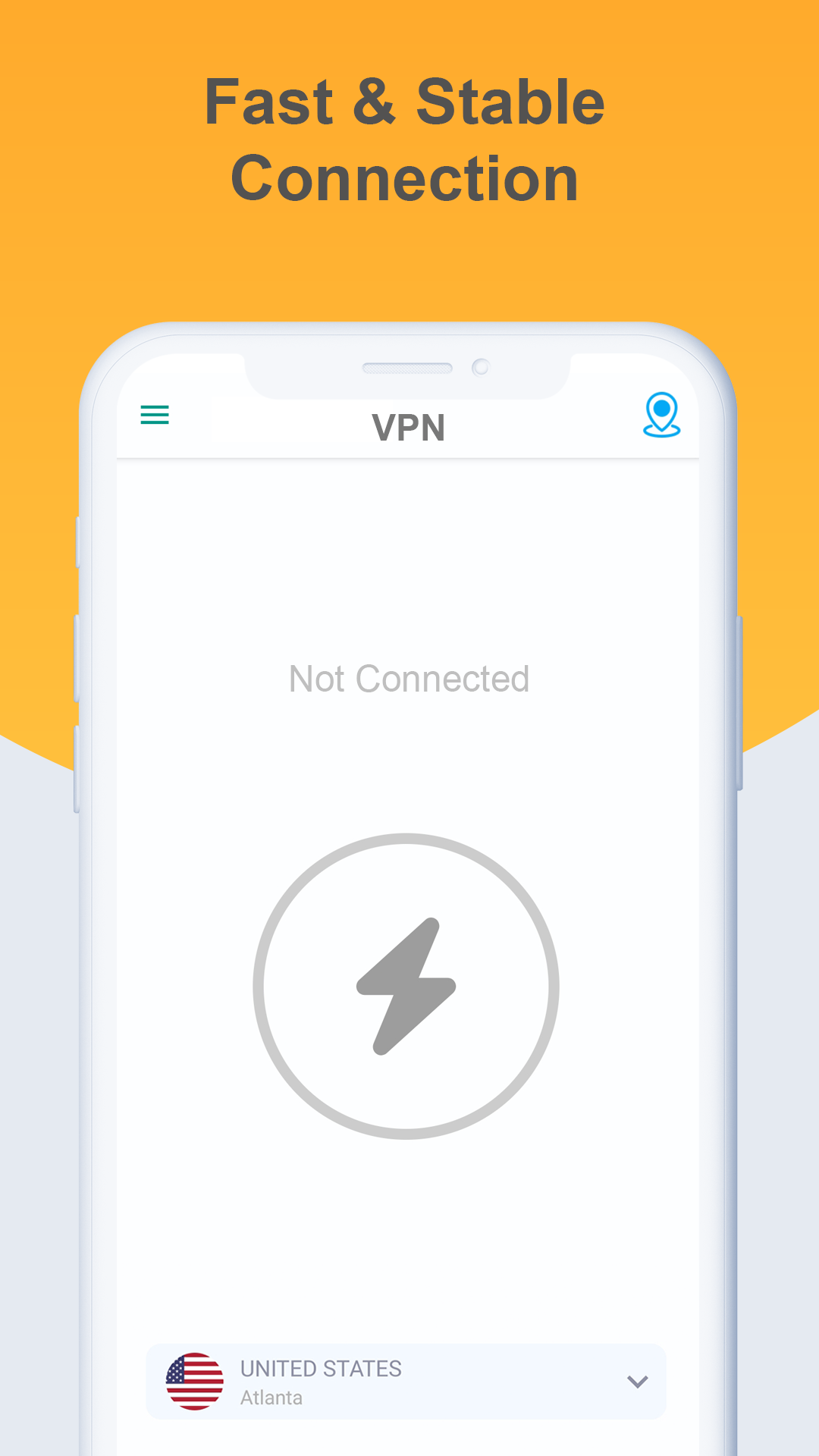 VPN Home Screen