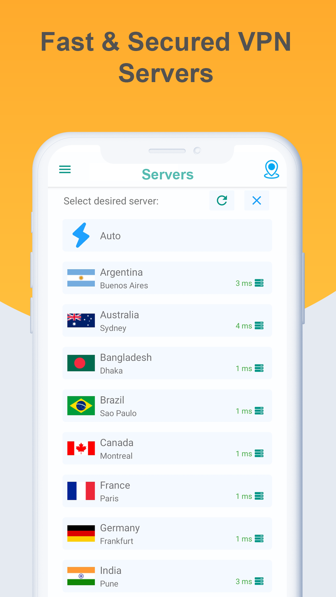 VPN Connect Screen